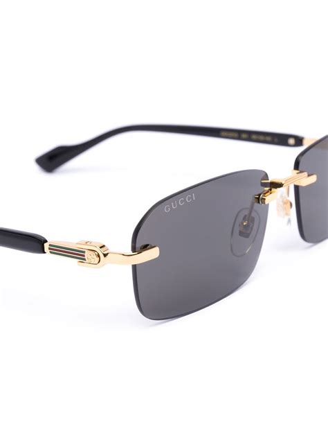 gucci rimless sunglasses women|Gucci unisex sunglasses.